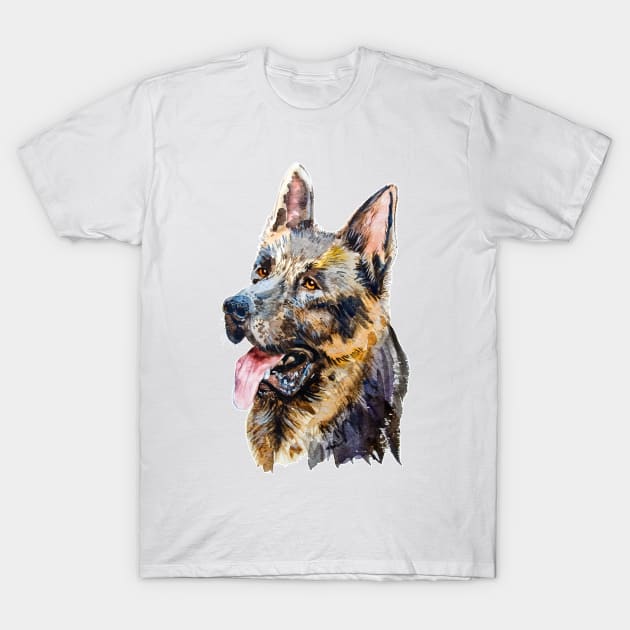 german shepherd T-Shirt by VicaVeresk